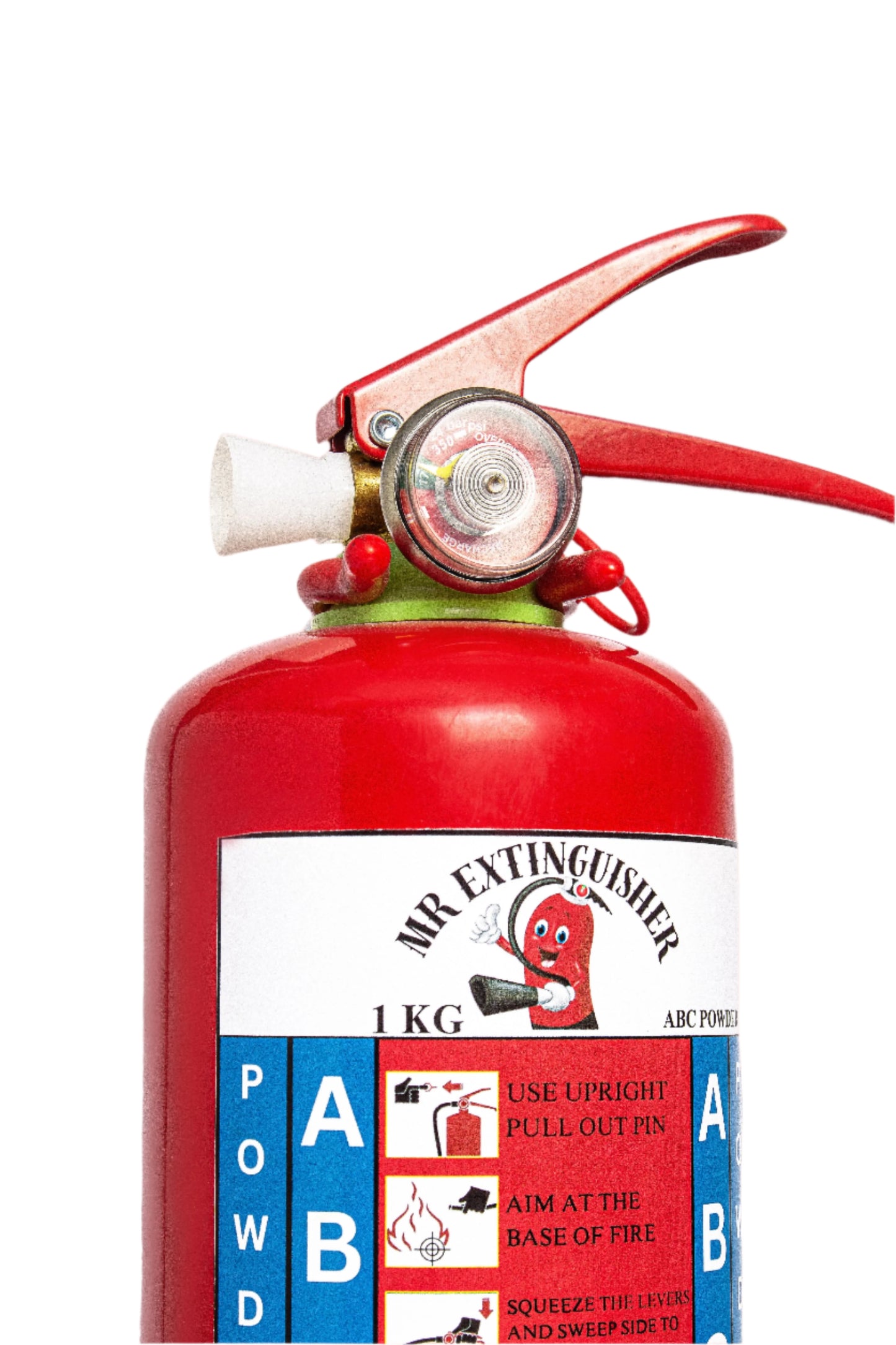 1KG ABC Dry Chemical Powder Fire Extinguisher – Multipurpose Use for Home, Office & Vehicles1