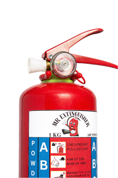 1KG ABC Dry Chemical Powder Fire Extinguisher – Multipurpose Use for Home, Office & Vehicles1