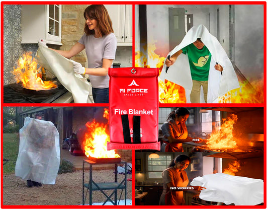 High-Quality China Imported Fire Blanket – Instant Protection For Home & Kitchen  Fire Emergencies.
