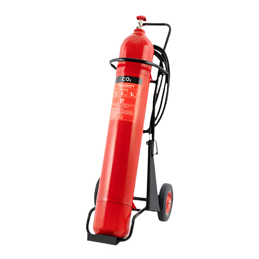 25KG CO₂ Trolley Fire Extinguisher – Industrial Grade for Electrical & Flammable Liquid Fires