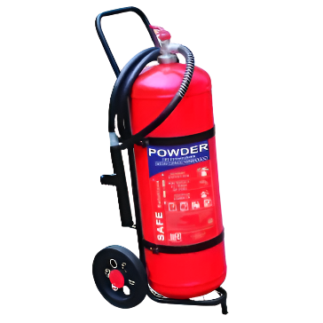 50KG ABC Dry Chemical Powder (DCP) Trolley Fire Extinguisher – Industrial Fire Protection