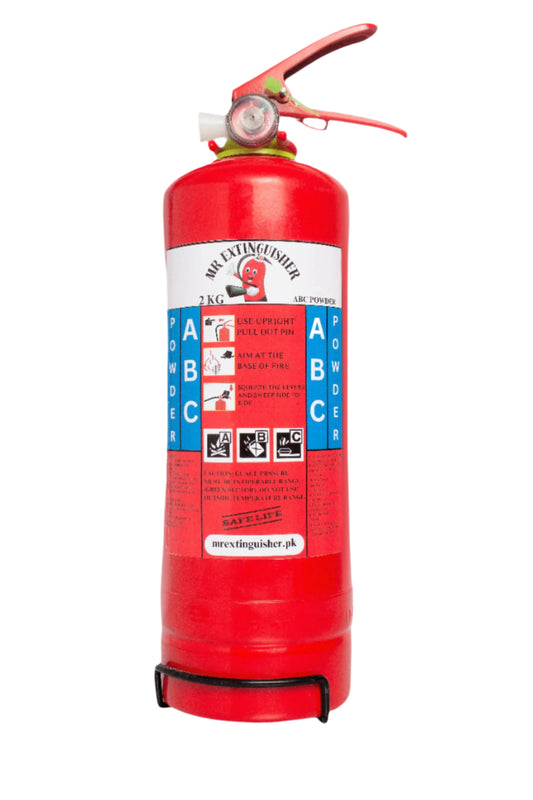 2KG ABC Dry Chemical Powder Fire Extinguisher – Multipurpose Use for Home, Office & Solar Inverter
